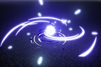 create unity realtime vfx with blender vfx graph, shader graph, particle systems