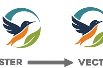 vectorize logo, vector tracing, image to vector