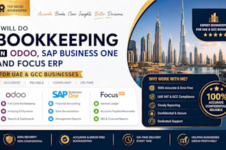 do odoo bookkeeping, sap business one accounting and uae vat bookkeeping