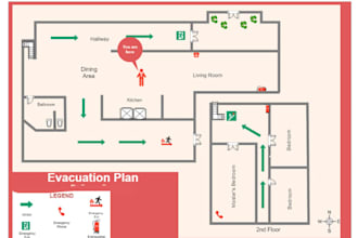 create life safety and fire evacuation plans for you