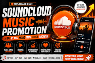 do soundcloud music promotion for targeted plays and audience growth