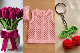 write a detailed crochet pattern tutorial for your etsy shop