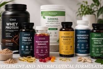 develop custom supplement and vitamins nutraceutical formulations products