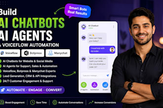 build ai chatbots ai agents voiceflow automation botpress