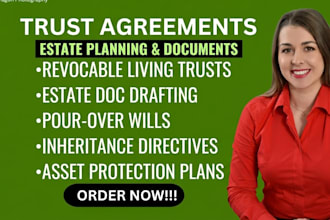 prepare trust agreements and estate documents