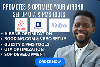 promote your airbnb listing and set up ota and pms tools