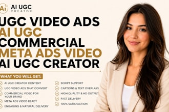 ugc video ads ai ugc commercial meta ads video ai ugc creator