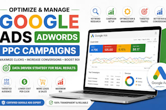 optimize and manage google ads adwords ppc campaigns