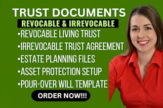 draft revocable and irrevocable trust documents