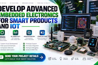 develop advanced embedded electronics for smart products and iot