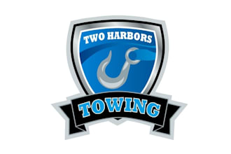 design memorable two harbors towing logo