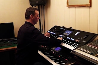record professional piano, electric piano, hammond organ and synth tracks