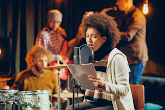 be female gospel singer, songwriter for christian worship songs, music producer