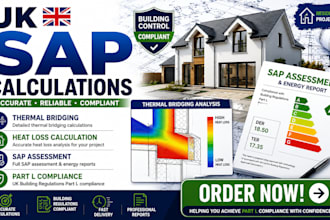 do UK sap calculations thermal bridging heat loss calculation and sap assessment