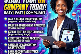 register your UK limited company with companies house