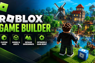 model building models, maps or assets for your roblox game