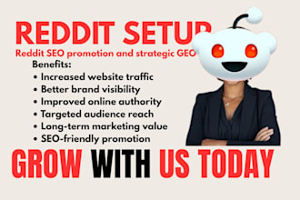 promote ai tools, store product or website via reddit SEO post and GEO comments