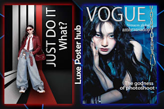 design professional flyer, poster and brochure