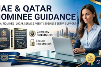 provide uae nominee, dubai nominee, qatar nominee local service agent guidance