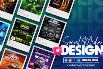 do social media advertising, facebook ads post, instagram post, carousel design