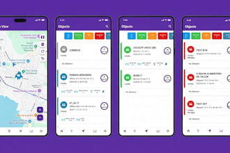 develop fleet management app and web with gps tracking