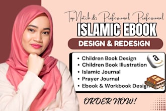 design islamic ebook prayer journals children books muslim workbook amazon kdp