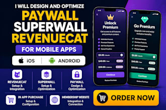 design and optimize paywall superwall revenuecat for mobile apps ios and andriod