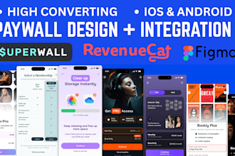 design paywall revenuecat superwall for mobile apps ios and andriod