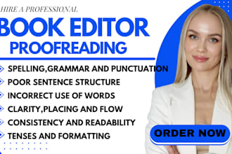 professionally proofread and edit your literary fiction book, mystery fiction