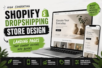 do shopify landing page design