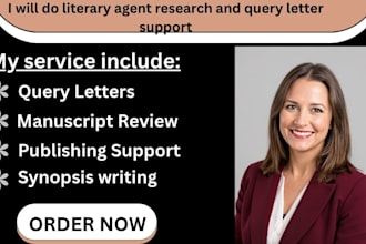 do literary agent research and query letter writing