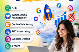 manage your facebook and instagram page with content and reports