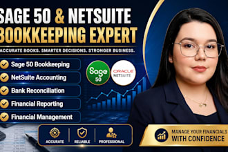 sage 50 and netsuite bookkeeping accounting reconciliation and manage financials
