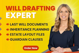 draft professional will and inheritance documents