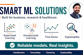build machine learning models for prediction, classification and forecasting