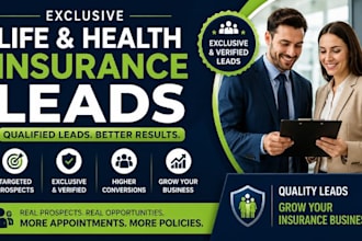 provide exclusive life and health insurance leads for agents