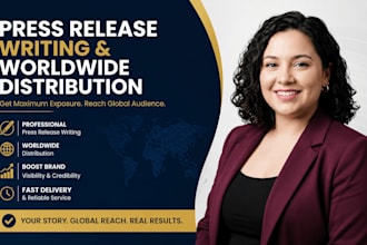 do press release writing and distribution, wordwide press release distribution