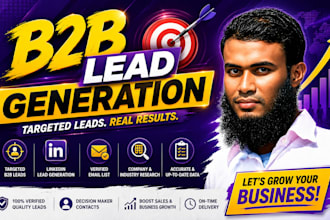 do targeted b2b lead generation and verified b2b leads
