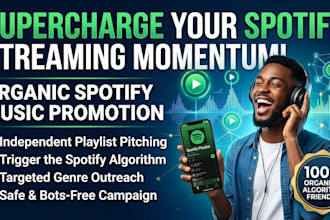 create and setup a campaign for spotify album, spotify music
