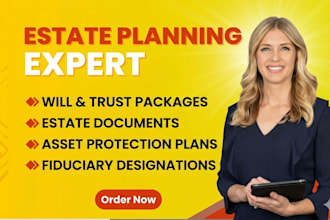 prepare wills, trusts, and estate planning documents