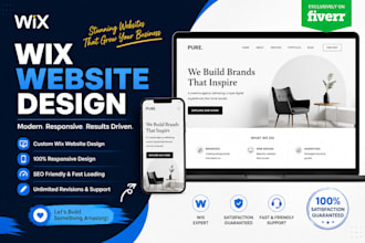 design responsive wix website, wix business website, wix redesign