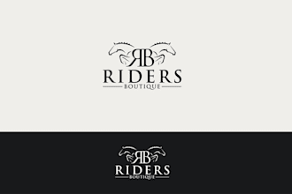 design unique riders boutique logo