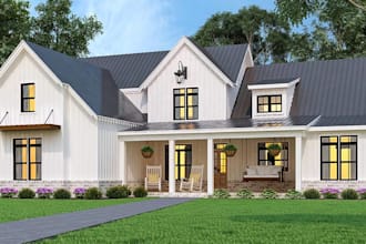 design barndominium, farm house, cottage, ranch, country house