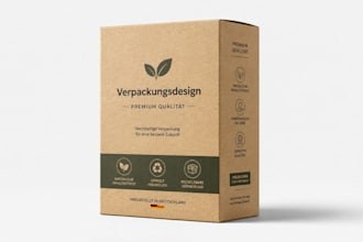 design product packaging, box packaging and custom box design