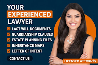 draft a last will and testament with guardianship clauses