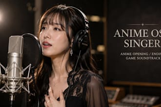 be female japanese vocalist singing indie game background music soundtracks