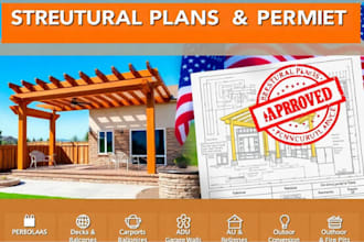 fix permit correction adu permit plan, garage conversion, and structural framing