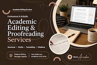 provide expert academic writing, proofreading and apa formatting
