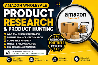 do amazon wholesale product research and product hunting