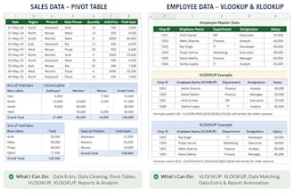 prepare excel mis reports and data analysis